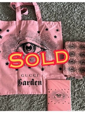 Gucci Pink Tote Bag Set